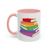 Rainbow Book Stack Mug (USA)