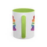 Rainbow Book Stack Mug