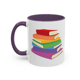 Rainbow Book Stack Mug (USA)