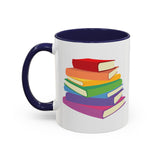 Rainbow Book Stack Mug (USA)