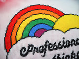 Professional Overthinker Cross Stitch Pattern