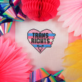 Trans Rights Cross Stitch Pattern