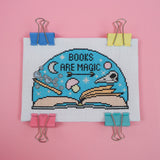 Books Are Magic Cross Stitch Pattern