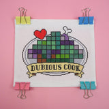 Dubious Cook Cross Stitch Pattern