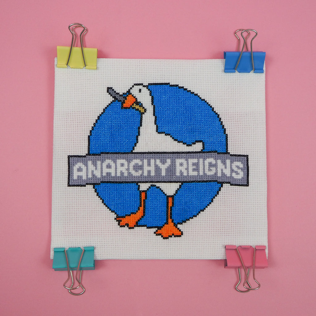Anarchy Reigns Cross Stitch Pattern