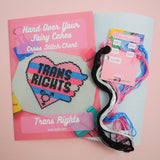 "Trans Rights" - Cross Stitch Kit