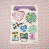 Feminist Killjoy - Sticker Sheet - Hand Over Your Fairy Cakes - hoyfc.com
