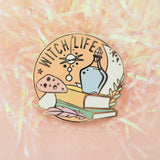 Witch Life - Enamel Pin - Hand Over Your Fairy Cakes - hoyfc.com