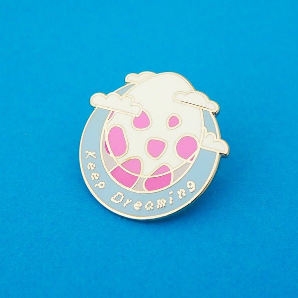 Keep Dreaming - Enamel Pin - Hand Over Your Fairy Cakes - hoyfc.com