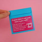 Heart - Clothing Label Pack - Hand Over Your Fairy Cakes - hoyfc.com