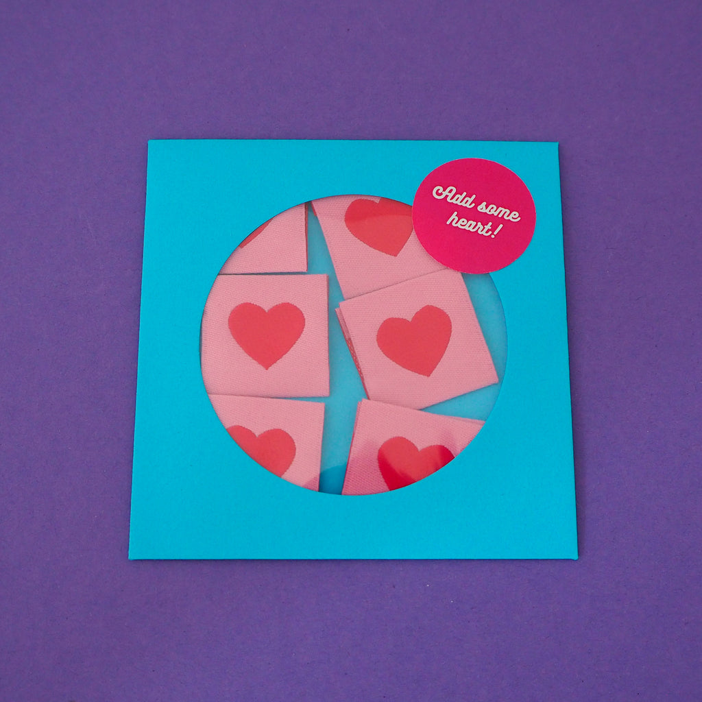 Heart - Clothing Label Pack - Hand Over Your Fairy Cakes - hoyfc.com