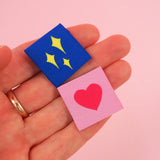 Heart - Clothing Label Pack - Hand Over Your Fairy Cakes - hoyfc.com