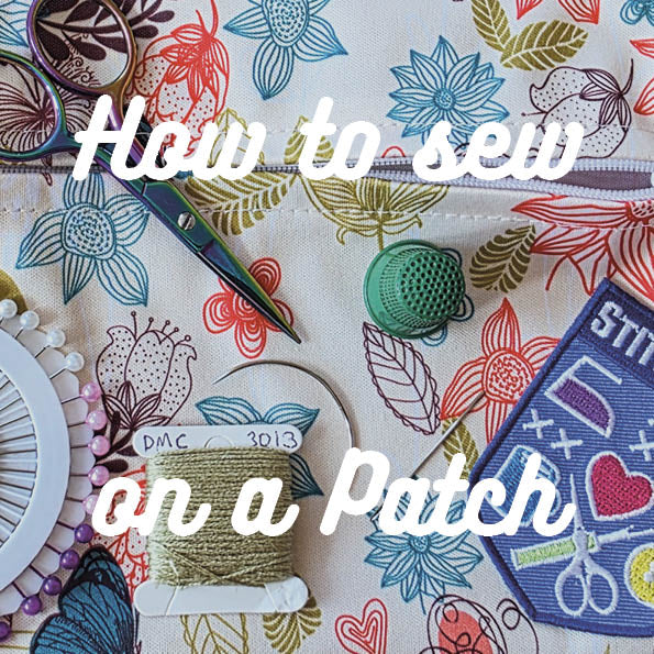 How To Sew On A Patch – Hand Over Your Fairy Cakes