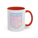 Pastel Stitch Club Crest Mug
