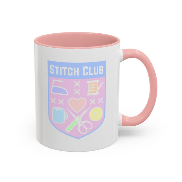 Pastel Stitch Club Crest Mug (USA)
