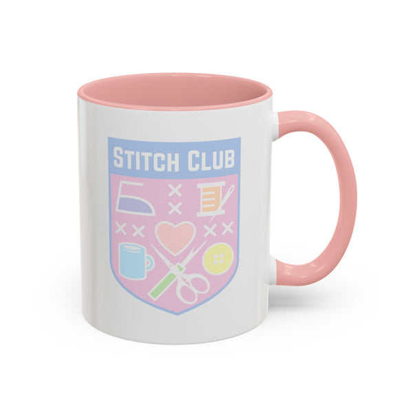 Pastel Stitch Club Crest Mug