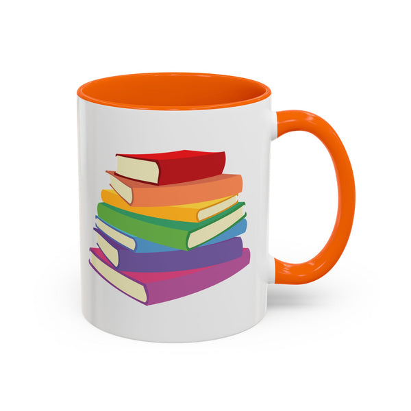 Rainbow Book Stack Mug (USA)