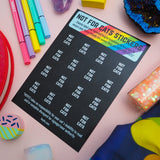 Not For Cats Sticker Sheet