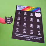 Not For Cats Sticker Sheet
