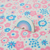 Everything Is Unsatisfactory Enamel Pin - Hand Over Your Fairy Cakes - hoyfc.com