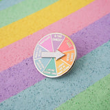 Middle Age Anxiety Spinner Enamel Pin