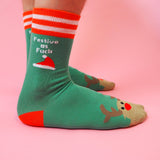 Festive As Fuck Reindeer Christmas Socks