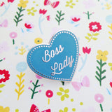 Boss Lady - Enamel Pin - Hand Over Your Fairy Cakes - hoyfc.com