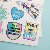 Feminist Killjoy Temporary Tattoos - Hand Over Your Fairy Cakes - hoyfc.com