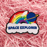 Space Explorer Rainbow Rocket - Patch - Hand Over Your Fairy Cakes - hoyfc.com