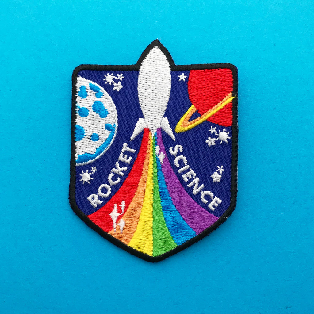 Rocket Science Rainbow Rocket - Patch - Hand Over Your Fairy Cakes - hoyfc.com