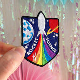 Rocket Science Rainbow Rocket - Patch - Hand Over Your Fairy Cakes - hoyfc.com