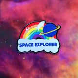 Space Explorer Rainbow Rocket - Patch - Hand Over Your Fairy Cakes - hoyfc.com