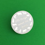 "All Things Serve the Beam" - Enamel Pin - Hand Over Your Fairy Cakes - hoyfc.com