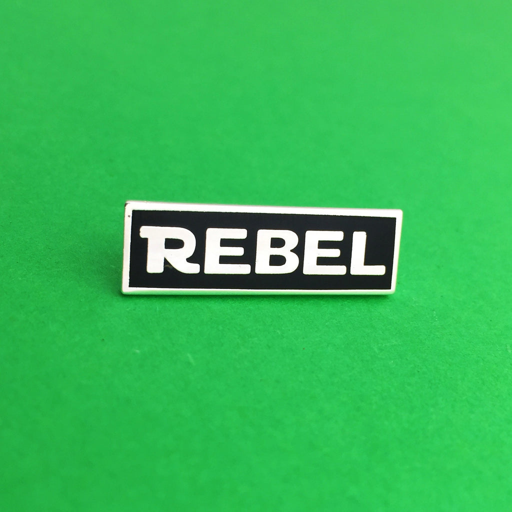 Rebel - Enamel Pin - Hand Over Your Fairy Cakes - hoyfc.com