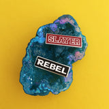 Rebel - Enamel Pin - Hand Over Your Fairy Cakes - hoyfc.com