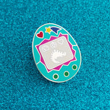 Virtual Pet - Enamel Pin - Hand Over Your Fairy Cakes - hoyfc.com