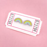 Pastel Rainbow - Stud Earrings - Hand Over Your Fairy Cakes - hoyfc.com