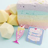 Strawberry Milkshake - Enamel Pin - Hand Over Your Fairy Cakes - hoyfc.com