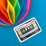 "Best of Queen" Tape (Good Omens) - Vinyl Sticker - Hand Over Your Fairy Cakes - hoyfc.com