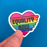 Equality Now - Vinyl Sticker - Hand Over Your Fairy Cakes - hoyfc.com