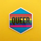 Queer Rainbow Vinyl Sticker - Hand Over Your Fairy Cakes - hoyfc.com