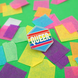 Queer Rainbow - Enamel Pin - Hand Over Your Fairy Cakes - hoyfc.com