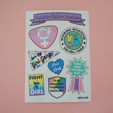 Feminist Killjoy - Sticker Sheet - Hand Over Your Fairy Cakes - hoyfc.com