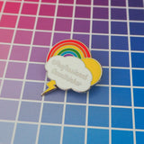 Professional Overthinker - Enamel Pin - Hand Over Your Fairy Cakes - hoyfc.com