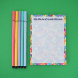 Silly Little List of My Silly Little Tasks -  A6 Notepad - Hand Over Your Fairy Cakes - hoyfc.com