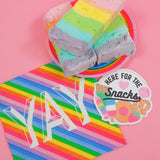 Here For The Snacks - Vinyl Sticker - Hand Over Your Fairy Cakes - hoyfc.com