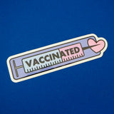 Vaccinated Rectangle - Vinyl Sticker - Hand Over Your Fairy Cakes - hoyfc.com