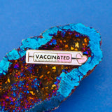 Vaccinated - Enamel Pin - Hand Over Your Fairy Cakes - hoyfc.com