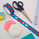 Pixel Heart - Washi Tape - Hand Over Your Fairy Cakes - hoyfc.com