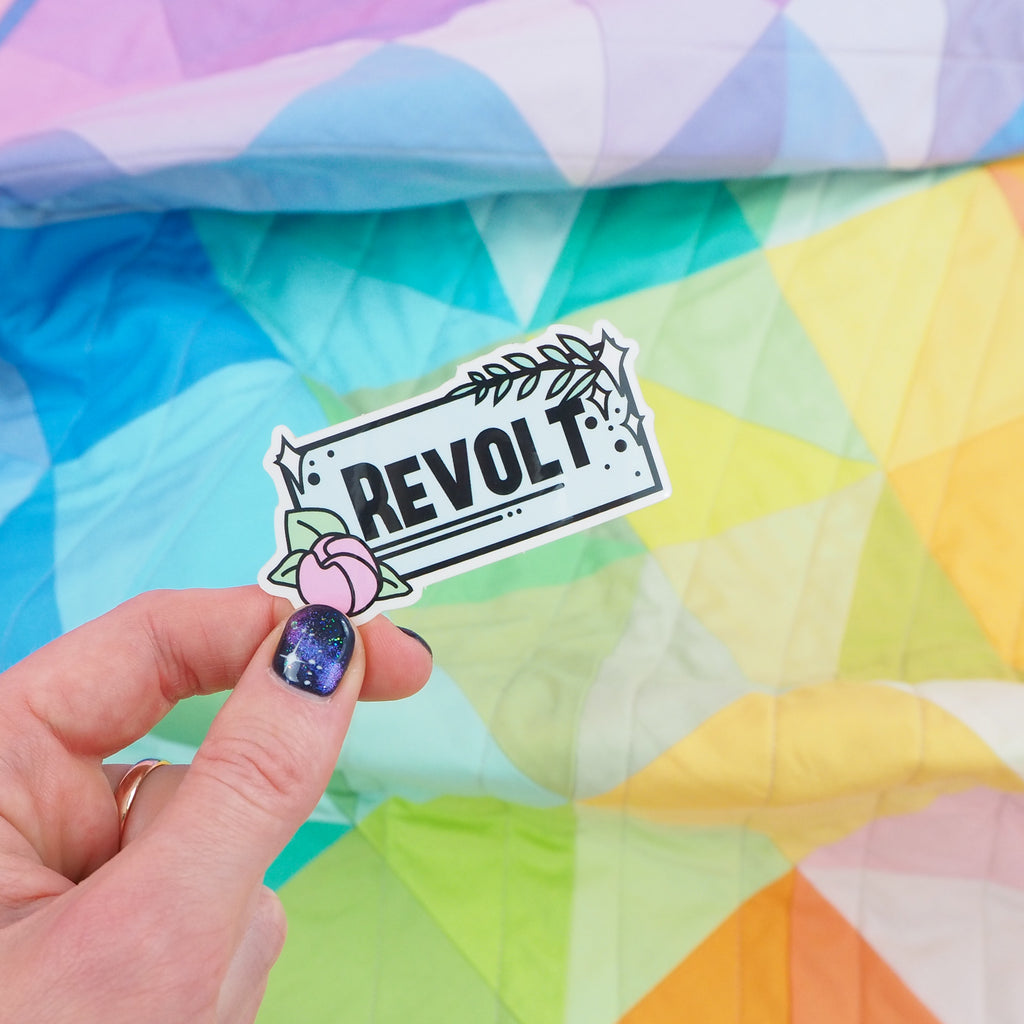 Revolt Vinyl Sticker